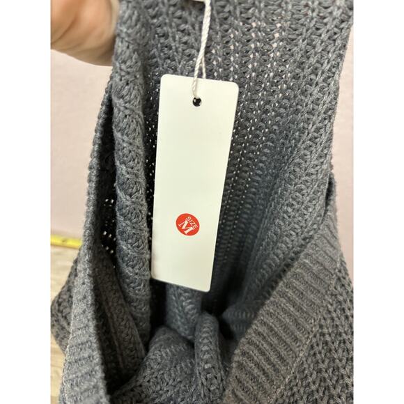 C+D+M Womens Sweater Size Medium Long Sleeve Pullover Gray New Casual Knit - Picture 14 of 15